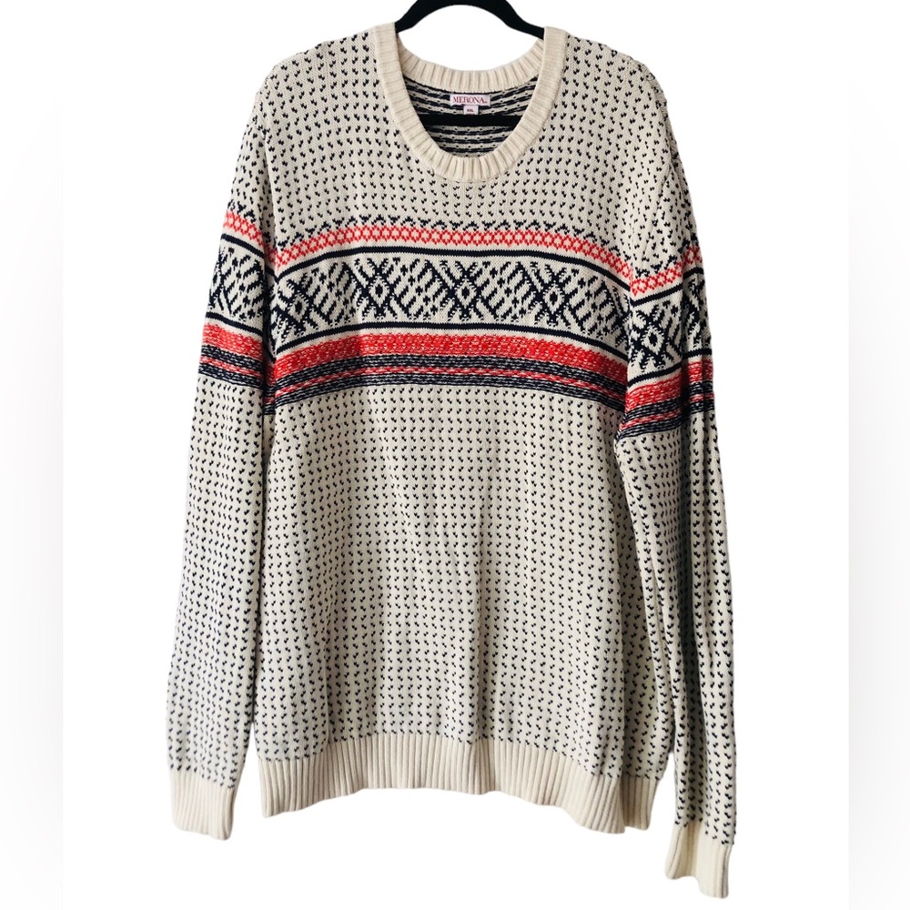 Merona Crewneck Knit Winter Ski Holiday Christmas Sweater